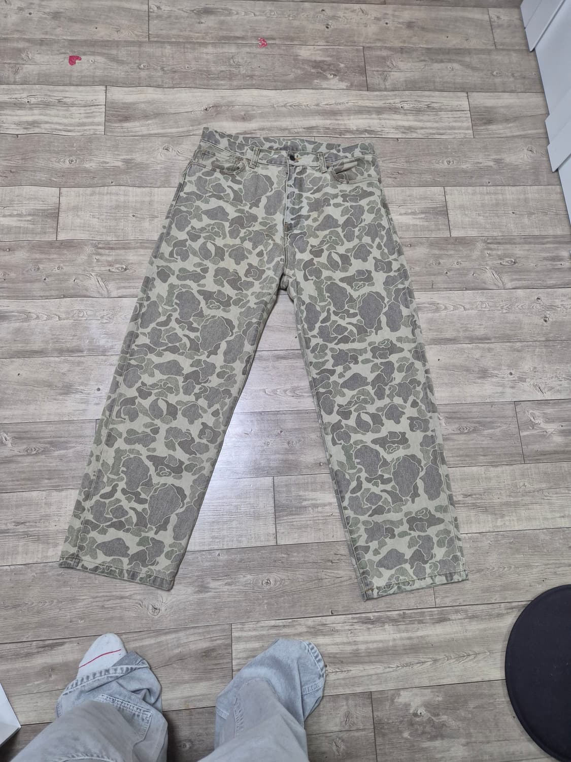 [34] 칼하트 덕 랜던 카모 덕 데님 팬츠 13.5oz 상품이미지7