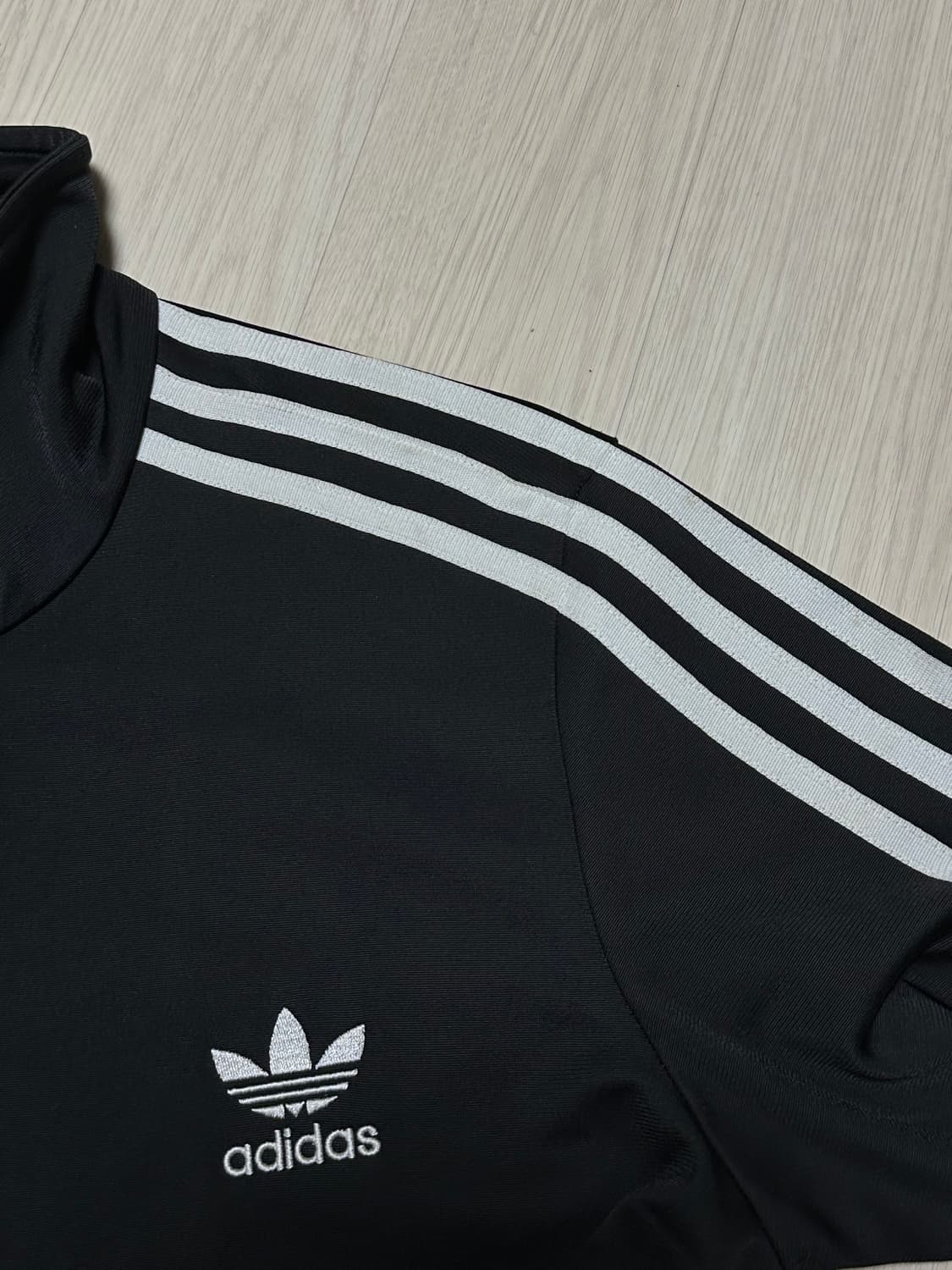 아디다스 ADIDAS 파이어버드 빅로고 트랙탑 져지 블랙 상품이미지5