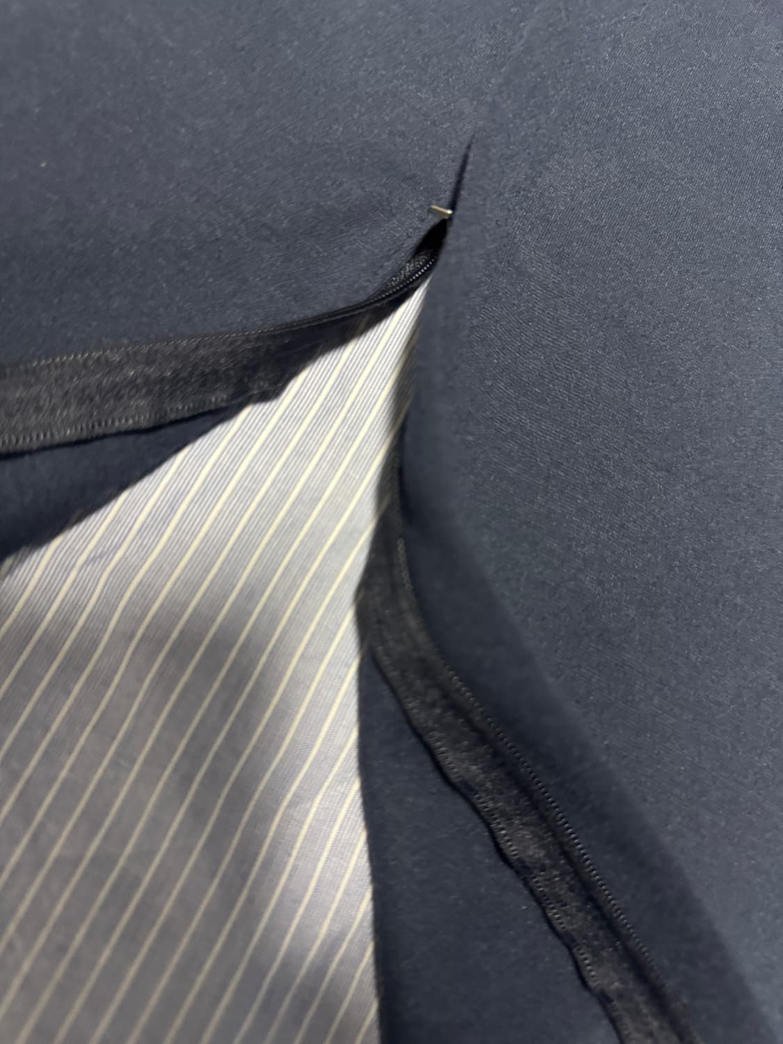 일꼬르소 셔츠 레이어드 디테일 스웻 맨투맨 L 네이비 상품이미지3