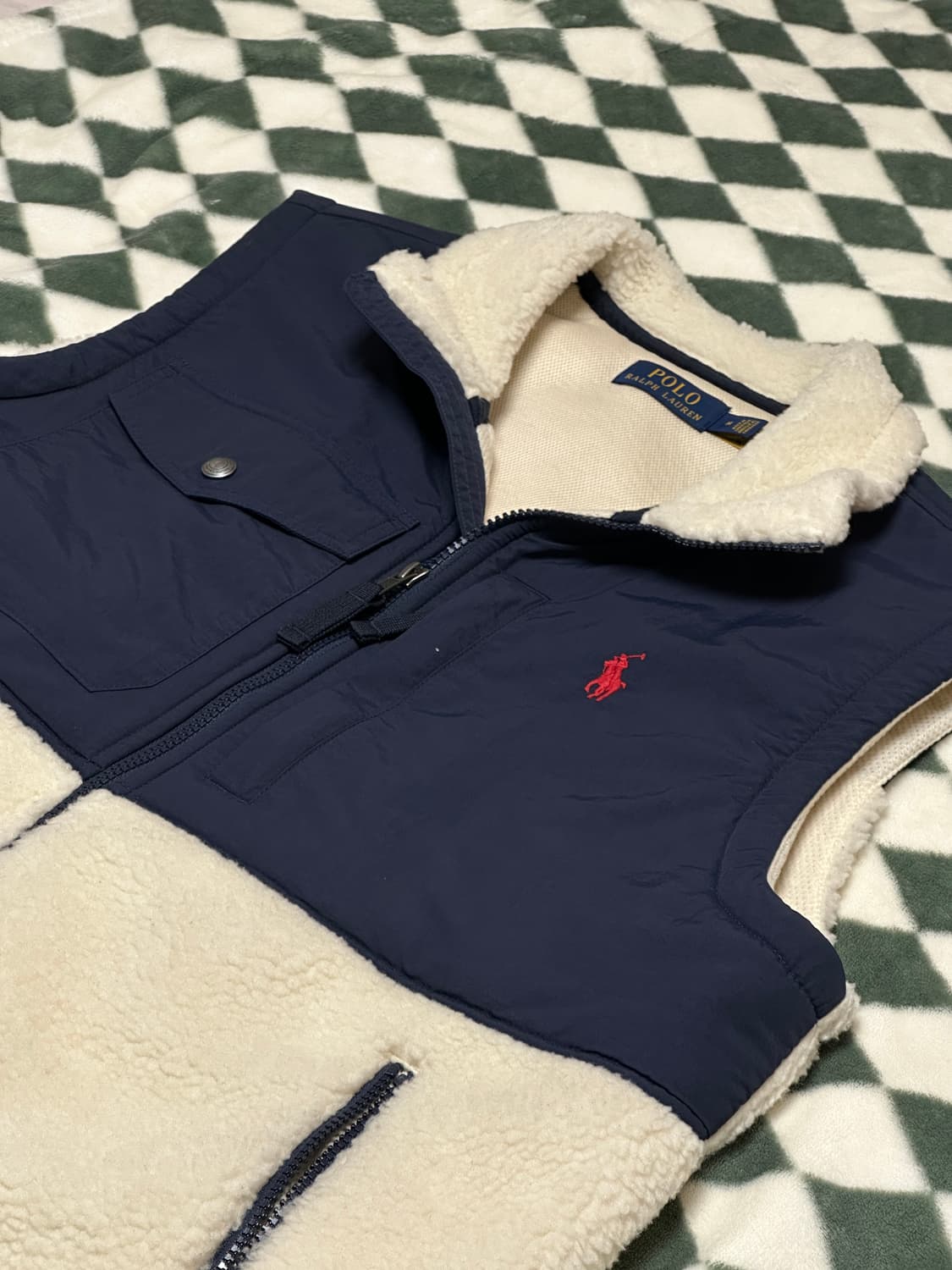 폴로 랄프 로렌 플리스 베스트 M 상품이미지1