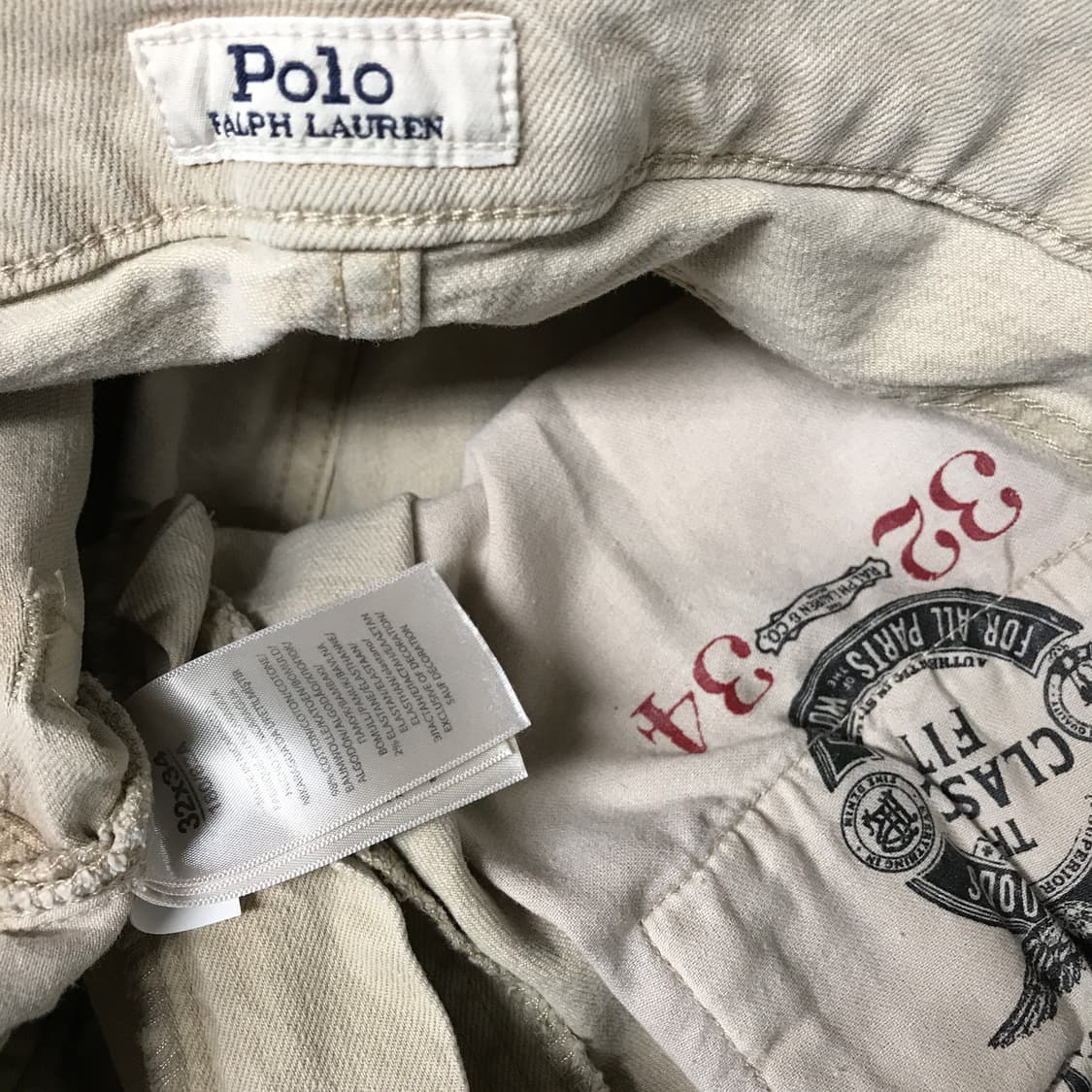 폴로 랄프로렌 코튼 팬츠 베이지 32/34 상품이미지6
