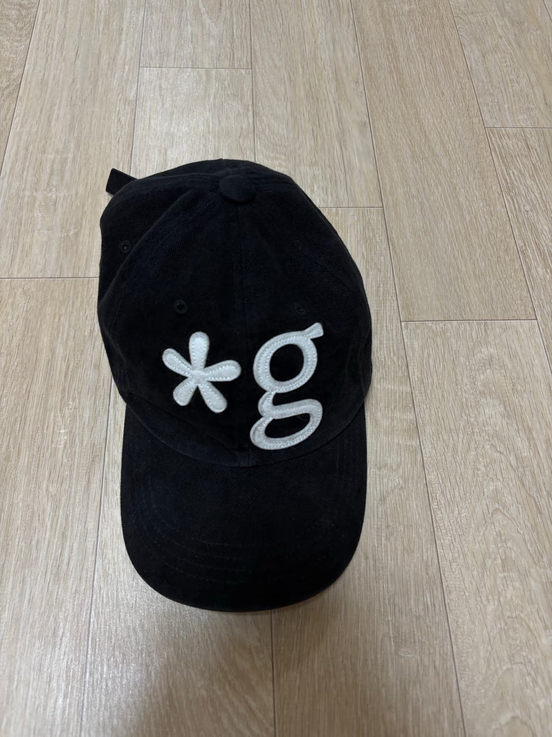 글런든 빈티지 로고 캡 워시드 블랙 볼캡 상품이미지2