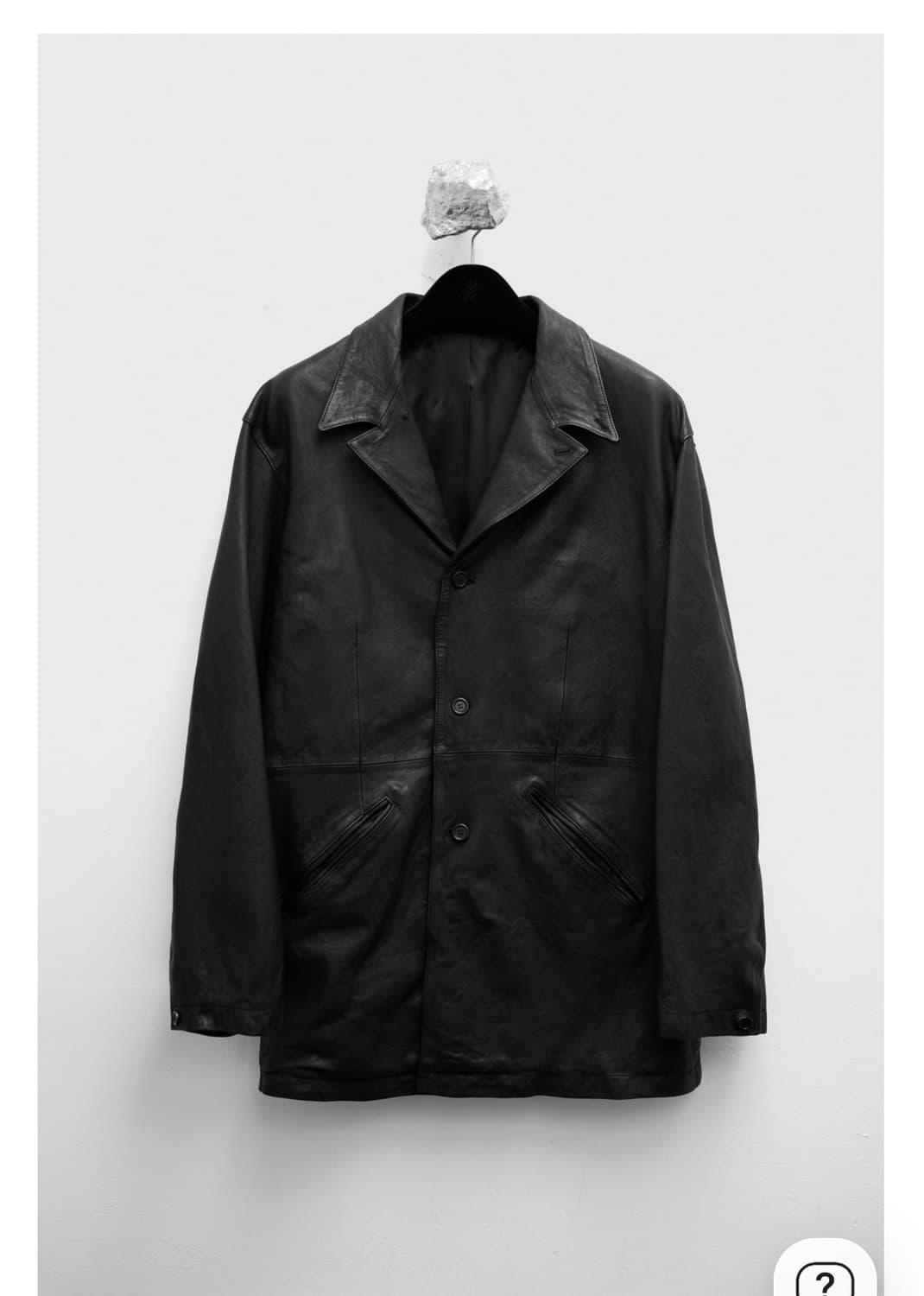 구매) [S] 유스 워시드 레더 자켓 상품이미지1