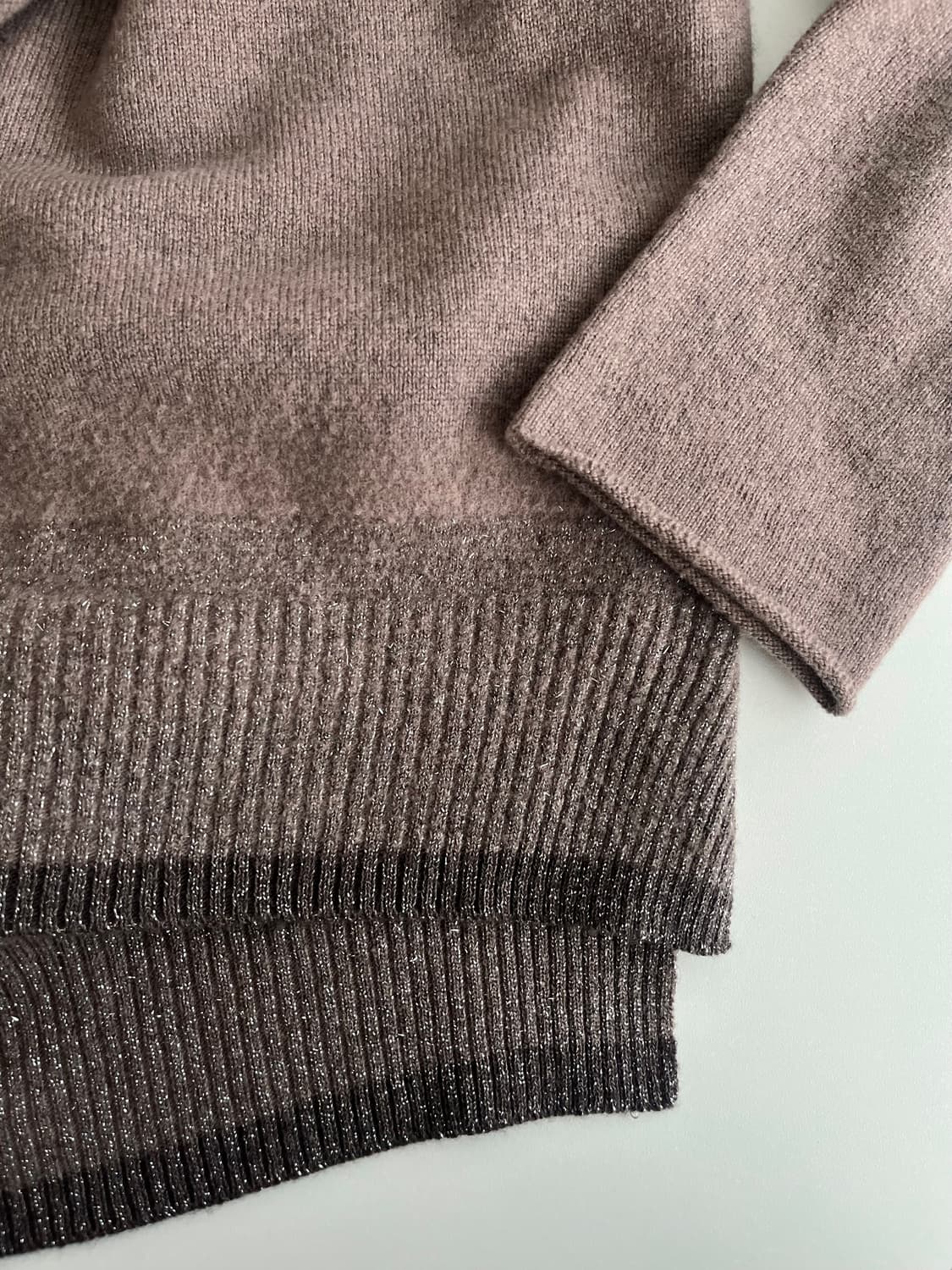 S) 파비아나 필리피 캐시미어 블렌드 니트 브라운 상품이미지7