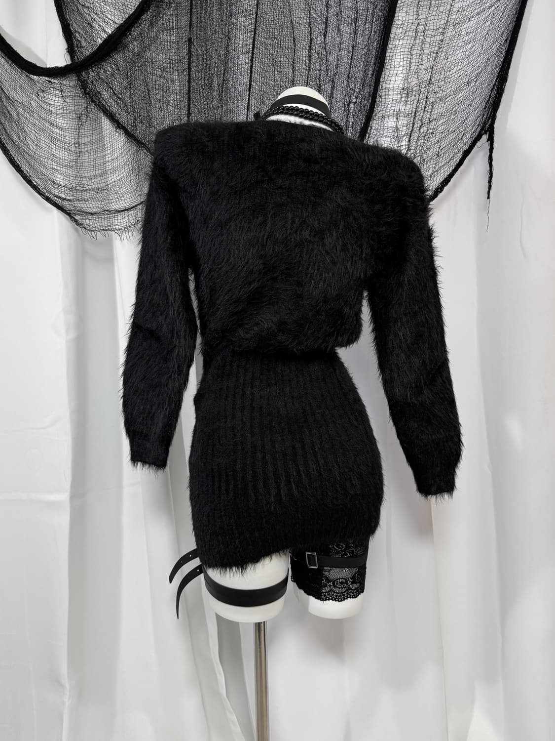 angora knit one piece 상품이미지3