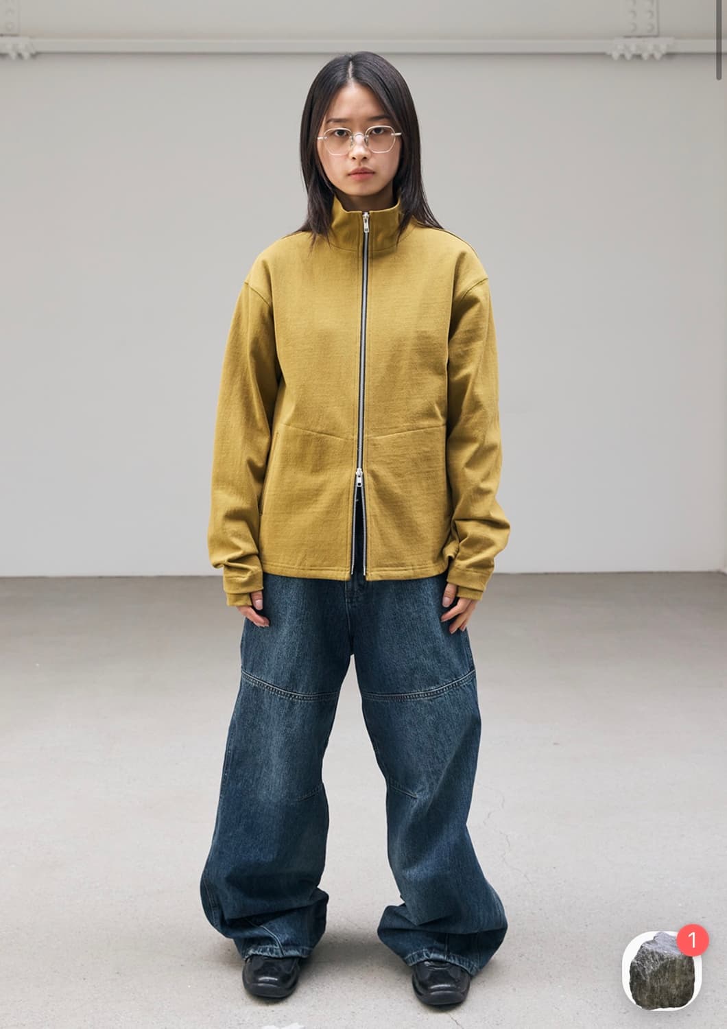 해칭룸 Middle Cardigan Mustard 상품이미지2