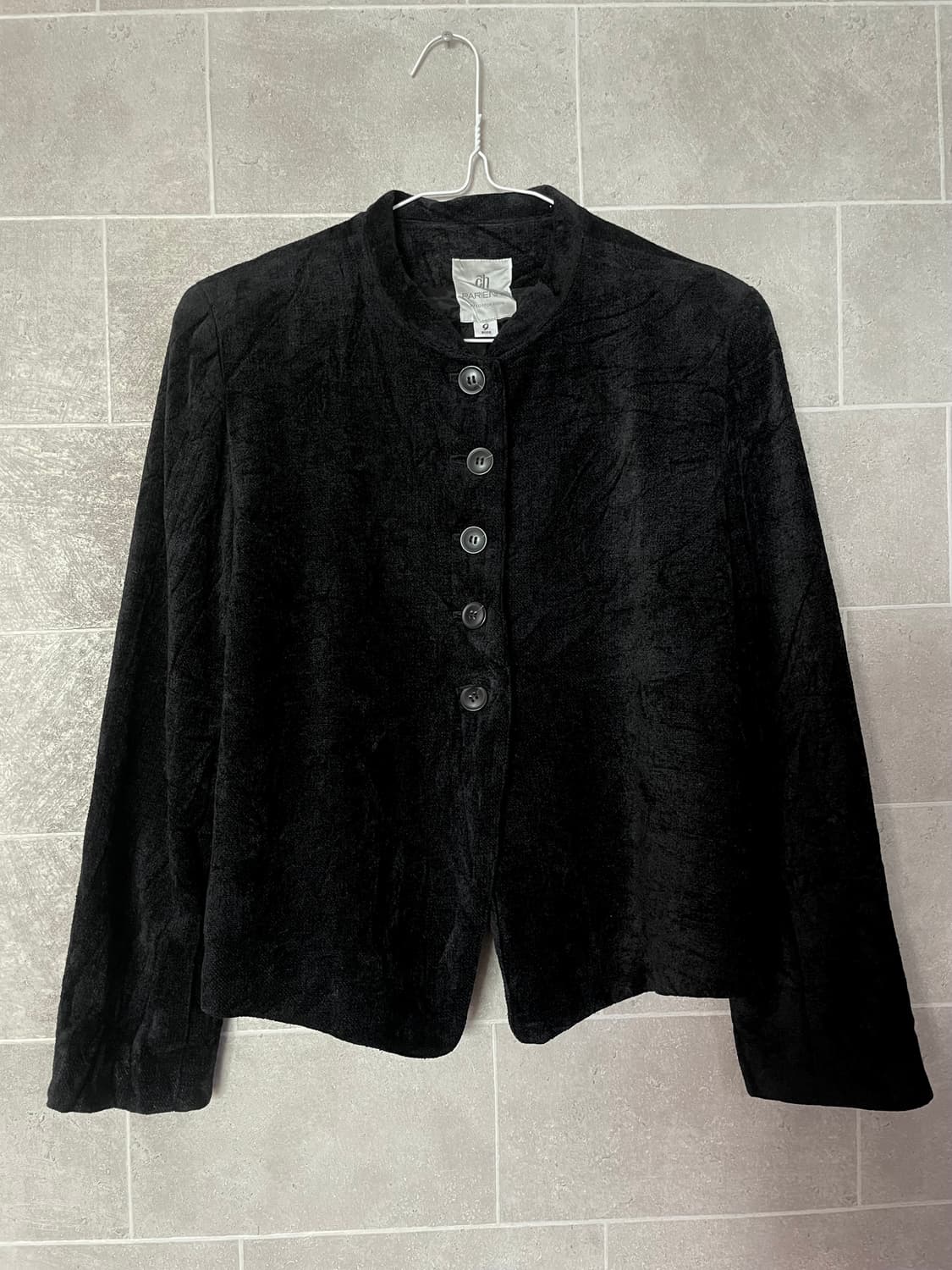 라운드 넥 크롭 자켓 상품이미지2