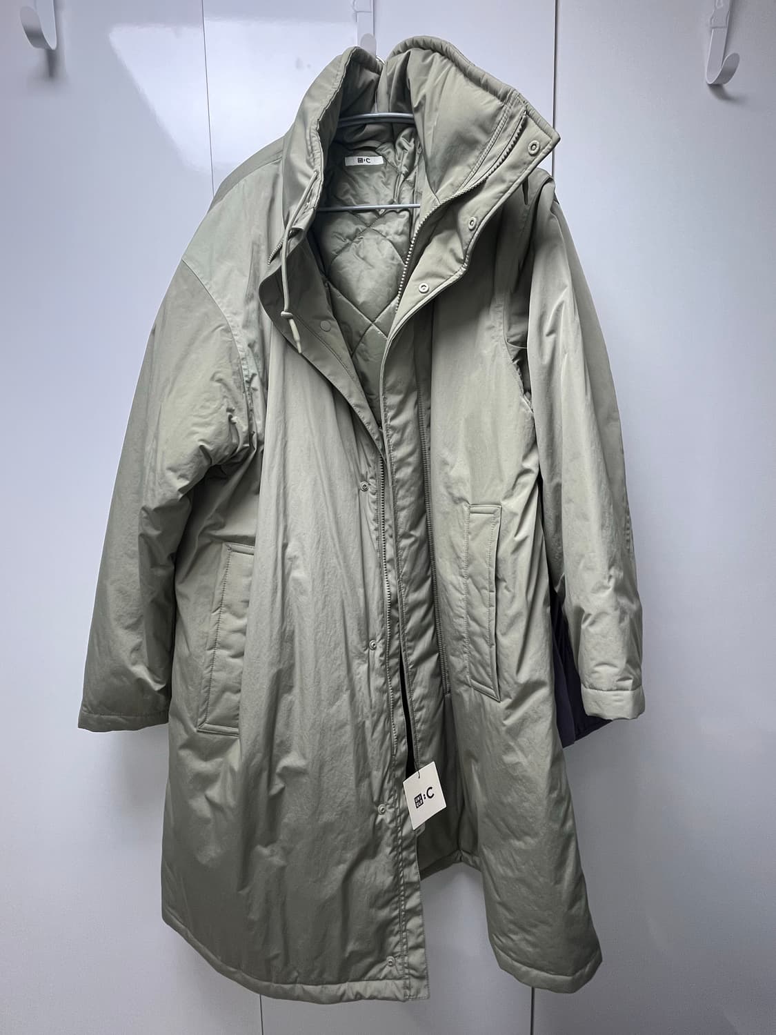 유니클로 X질샌더 후드코트  상품이미지1