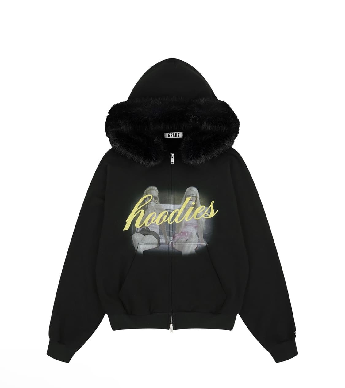 그레일즈 트윈 퍼 집업 후디 상품이미지1