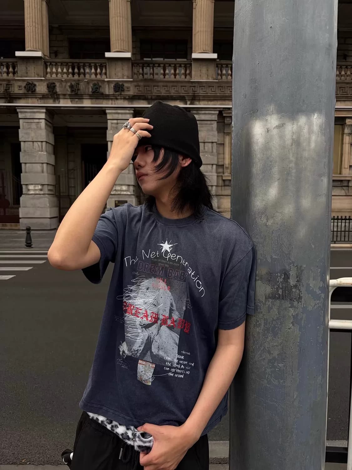 VINTAGE mood distressed pade T-shirt 상품이미지5