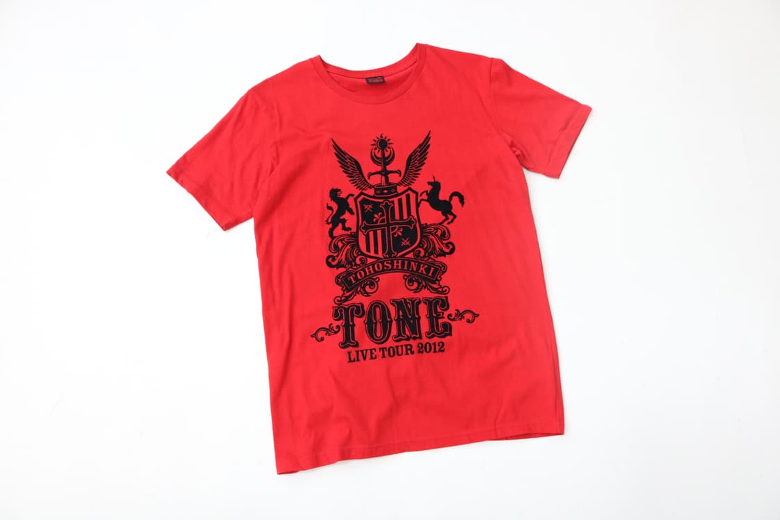 동방신기 2012 일본 라이브 투어 TONE 굿즈 반팔티셔츠 (M) 상품이미지2