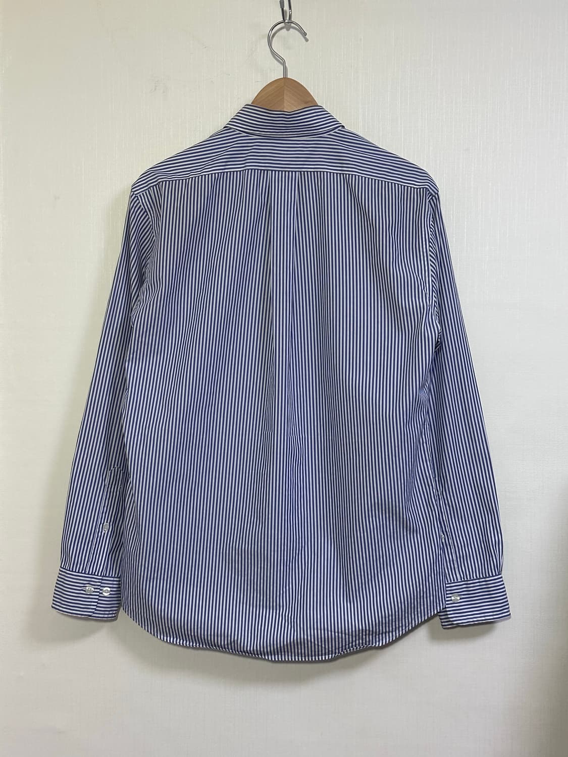 22SS) 브룩스브라더스 버튼 다운 스트라이프 셔츠/M/리젠트핏/블루 상품이미지3