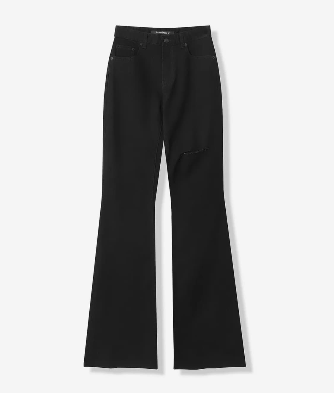 어반드레스 Cutting Bootscut Denim Pants BLACK 상품이미지2