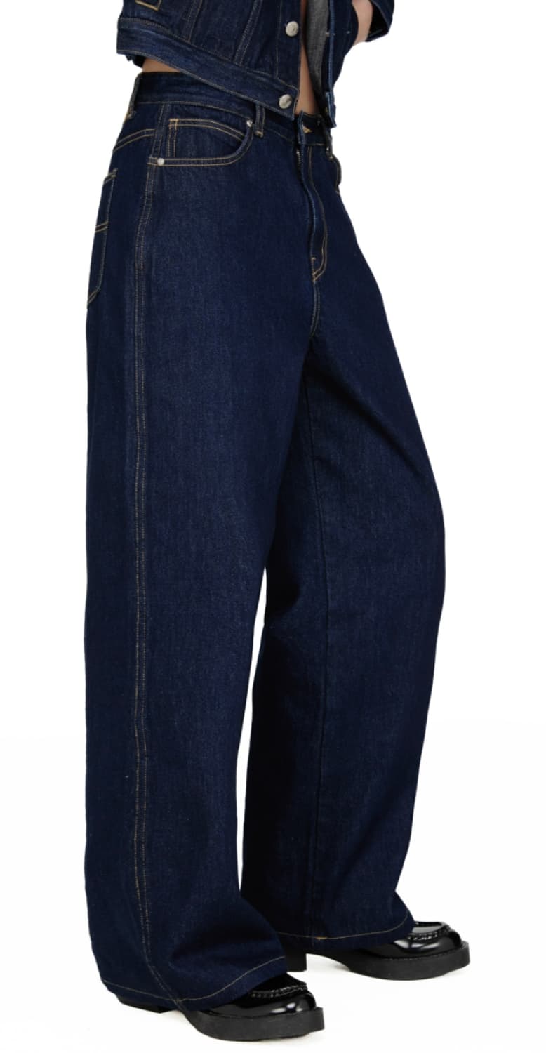 썬번프로젝트 Low-Rise Denim Pants, INDIGO 상품이미지2