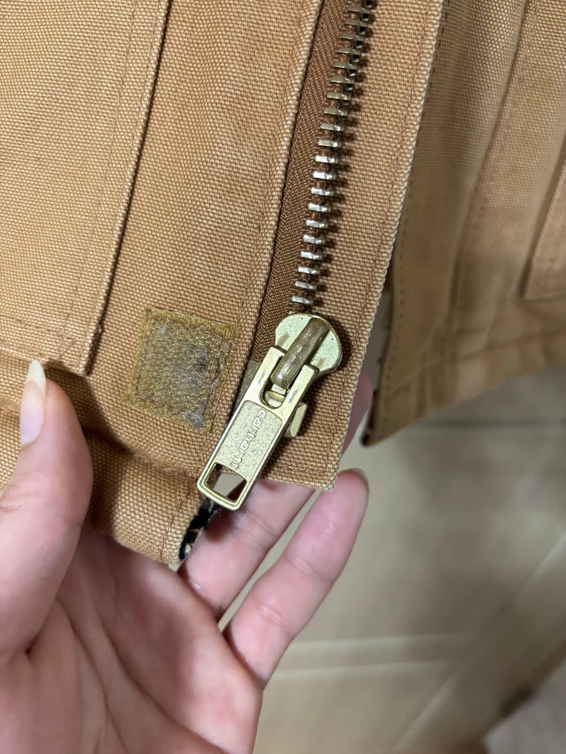 칼하트 j002 디트로이트 자켓 브라운 상품이미지4