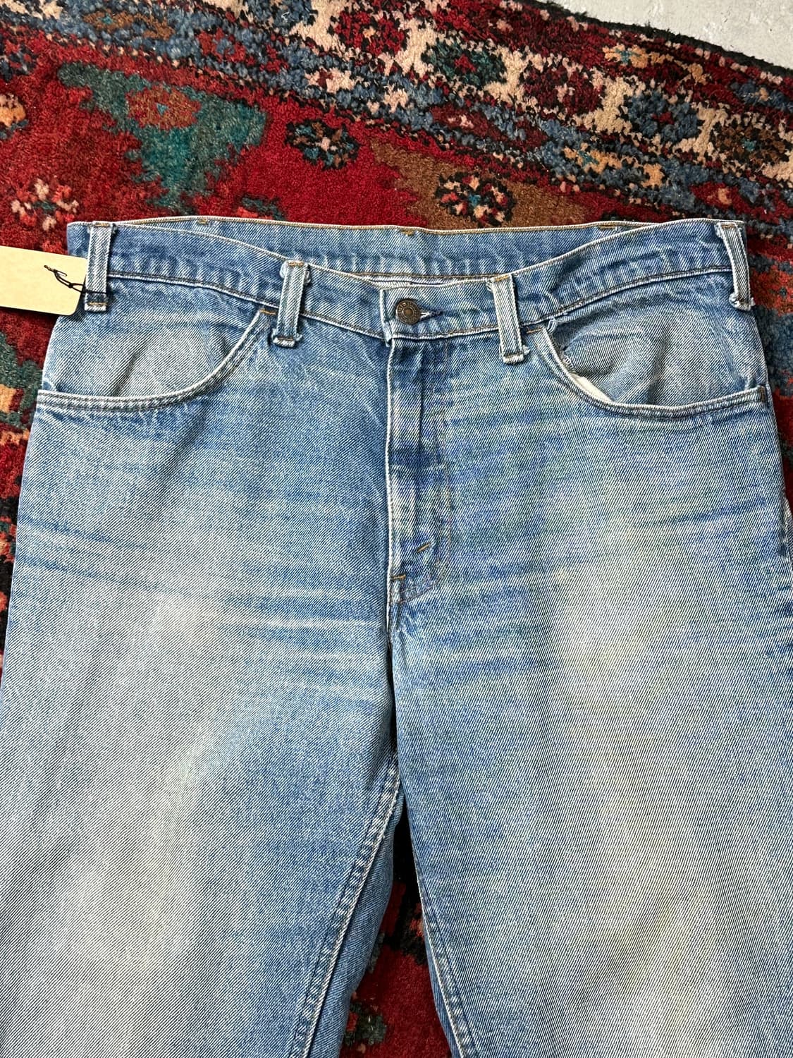 80's USA Made 빈티지 리바이스 684 벨바텀 부츠컷 데님 상품이미지5
