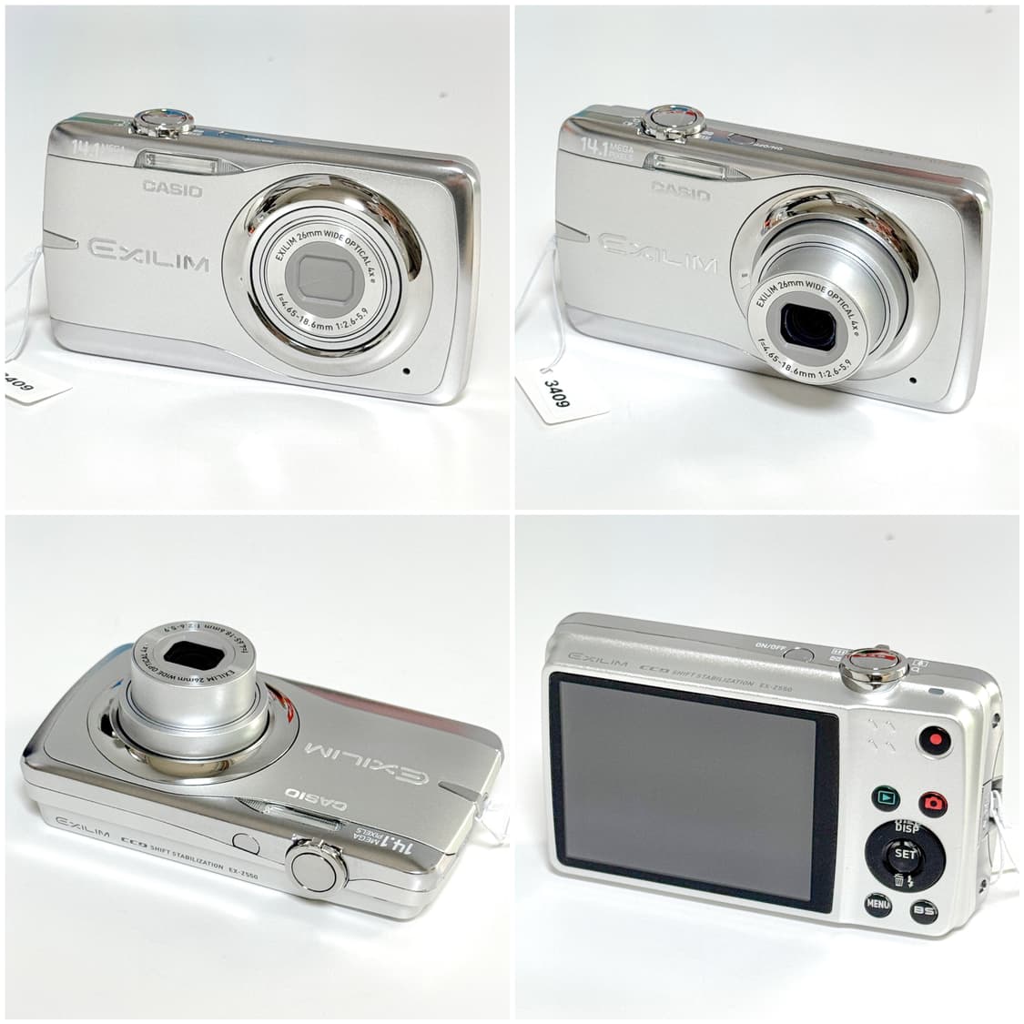 카시오 엑슬림 Z550 실버 빈티지디카 상품이미지2