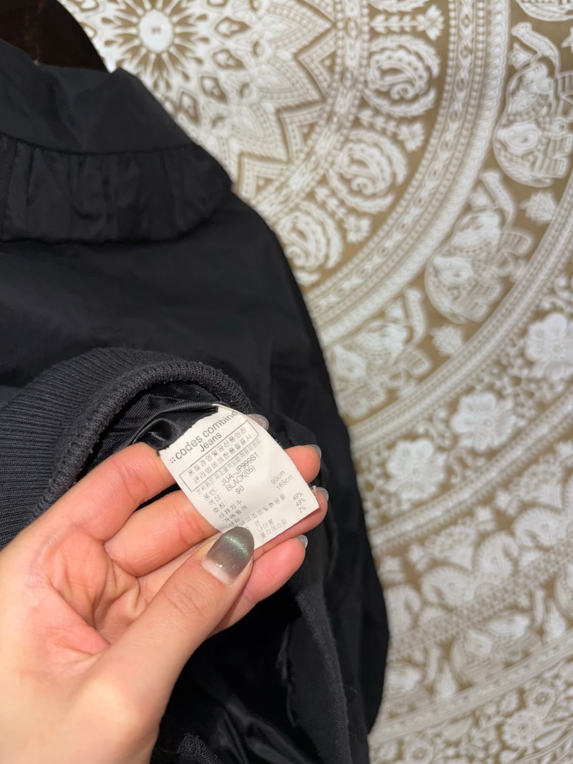 코데즈컴바인 여성 하이넥 바람막이 자켓  상품이미지8