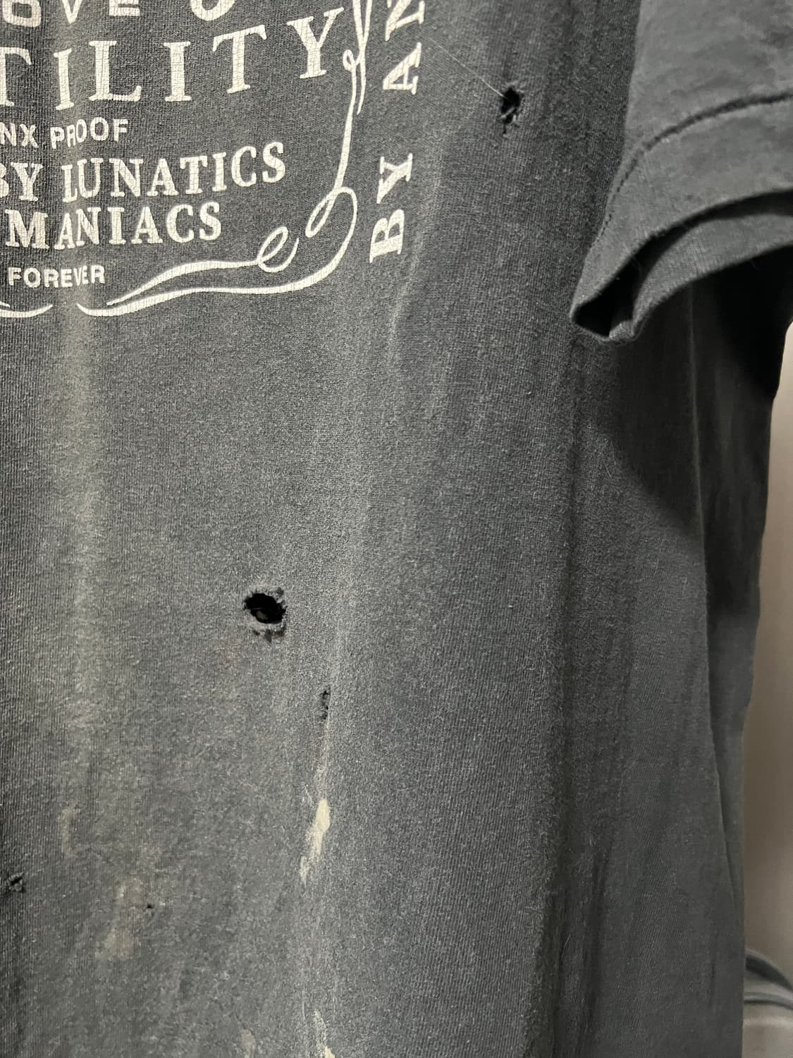 네이버후드x세인트 마이클 STHD 티셔츠 (크림) 상품이미지4