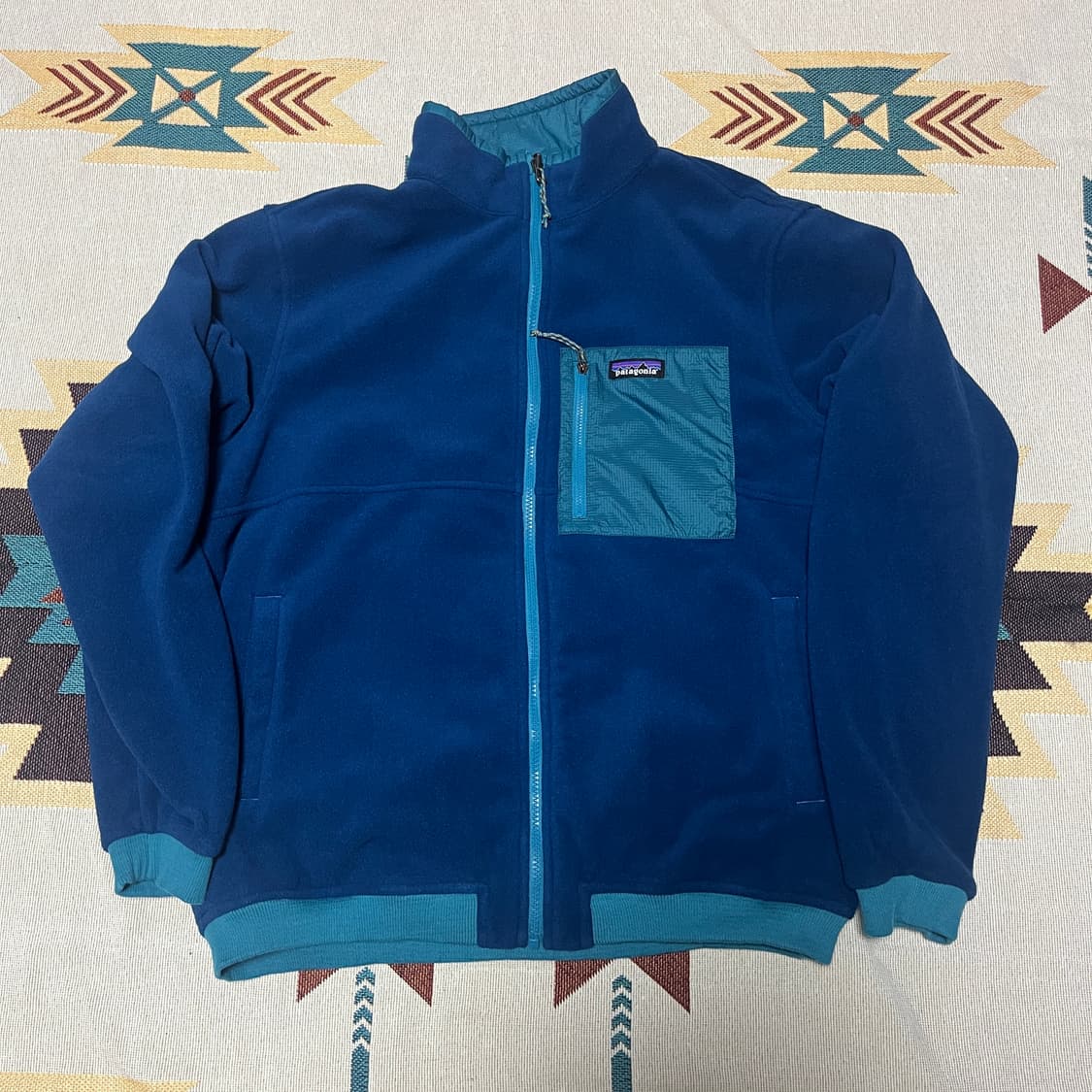 파타고니아 리버서블 쉘드 마이크로디니 플리스 자켓 L 상품이미지5