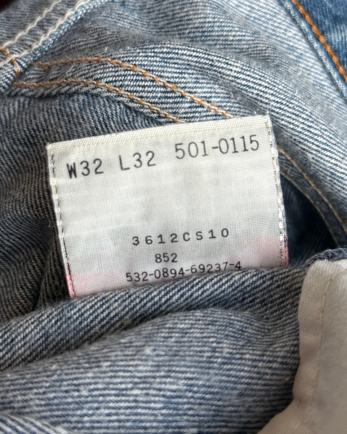 Levi's 501 90s USA washed denim pants 상품이미지10