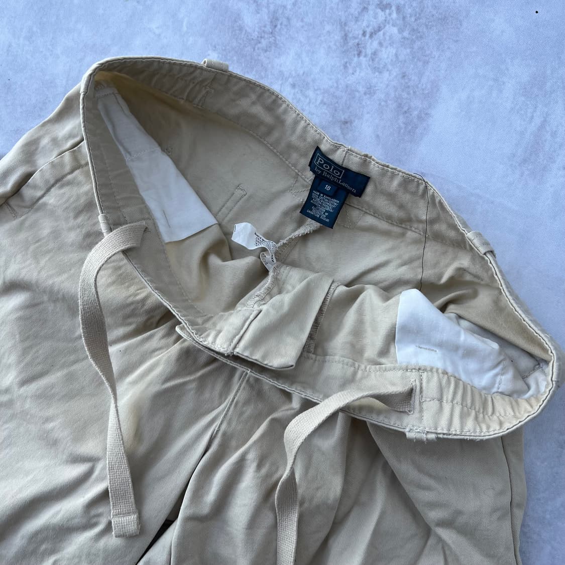 랄프로렌 폴로키즈 베이지 면 반바지 상품이미지6