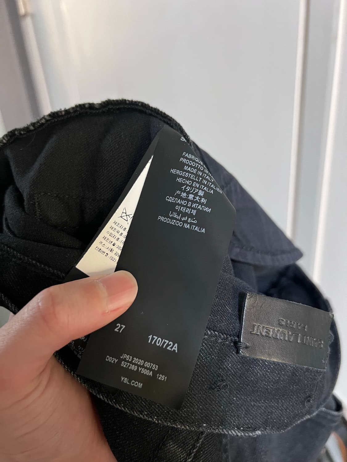 [27] 생로랑 스키니진 블랙 상품이미지6