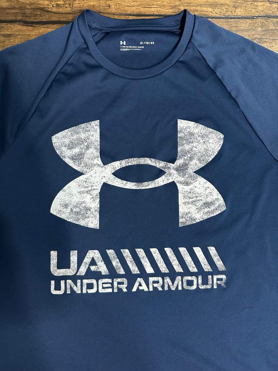 언더아머 UNDER ARMOUR 빅로고 기능성 반팔 티셔츠 XL 상품이미지3