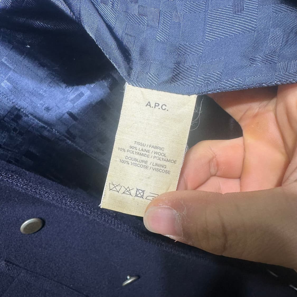 A.P.C 아페쎄 더블 코트 판매합니다 상품이미지6