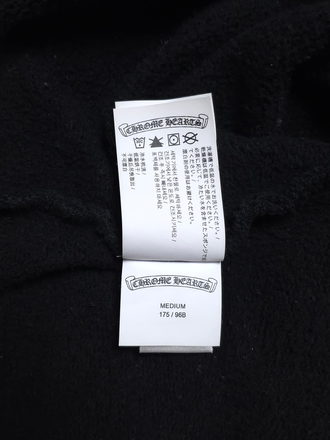 [M] 크롬하츠 세메터리 헐리우드 맨투맨 블랙 상품이미지8