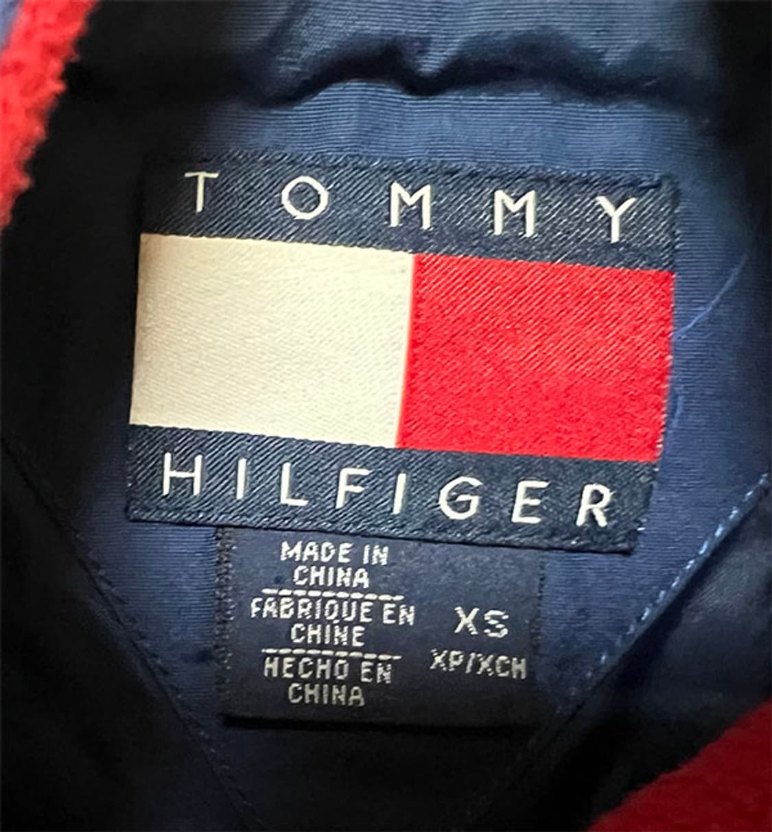 타미힐피거 90's 남자 후리스점퍼 추동 오버핏 L 100  상품이미지3