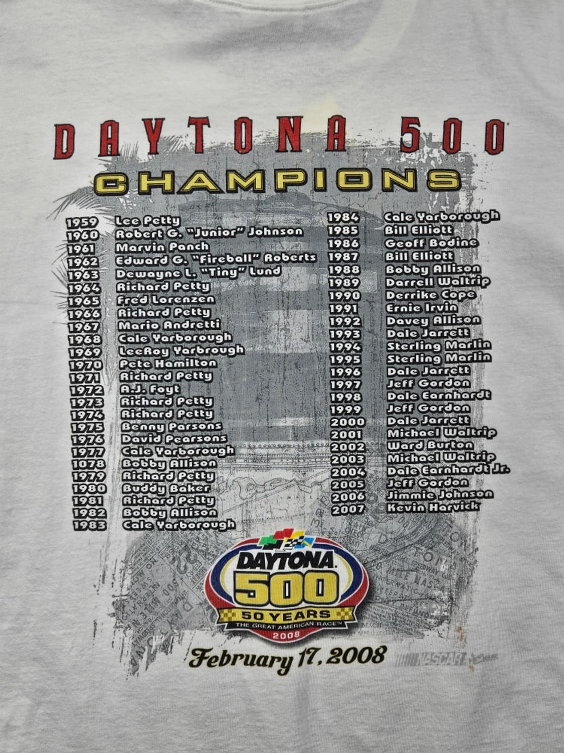 체이스어센틱 데이토나500 레이싱 반팔 티셔츠 ( XL ) / 11868 상품이미지9