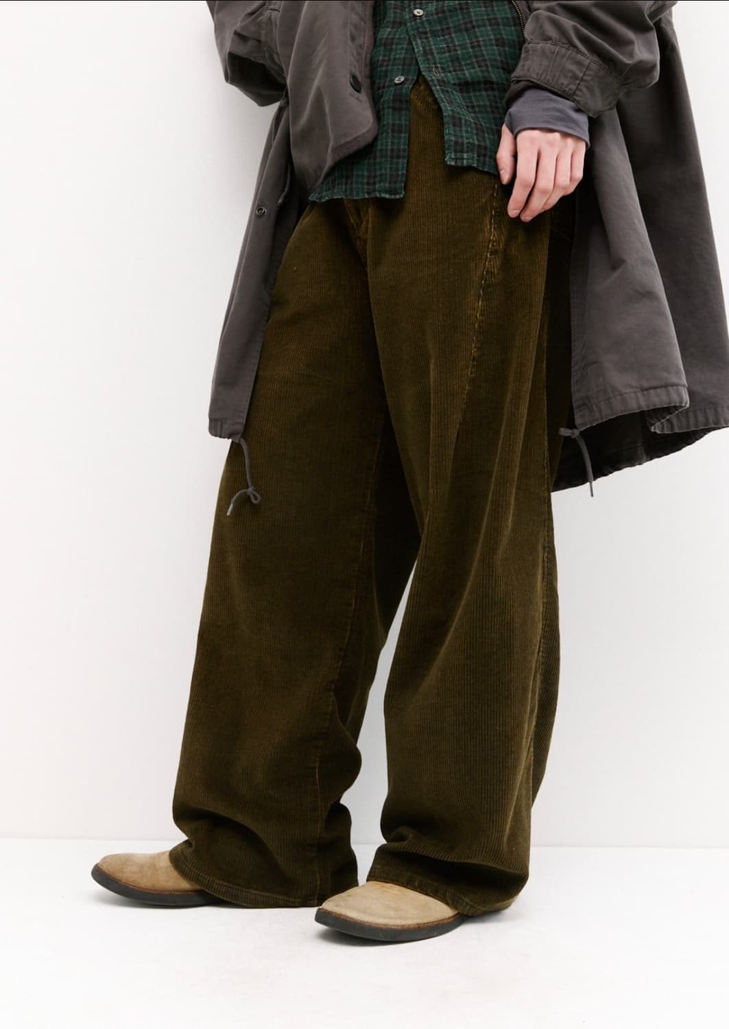 해칭룸 블랭크 팬츠 코듀로이 토바코 3(M) 상품이미지5