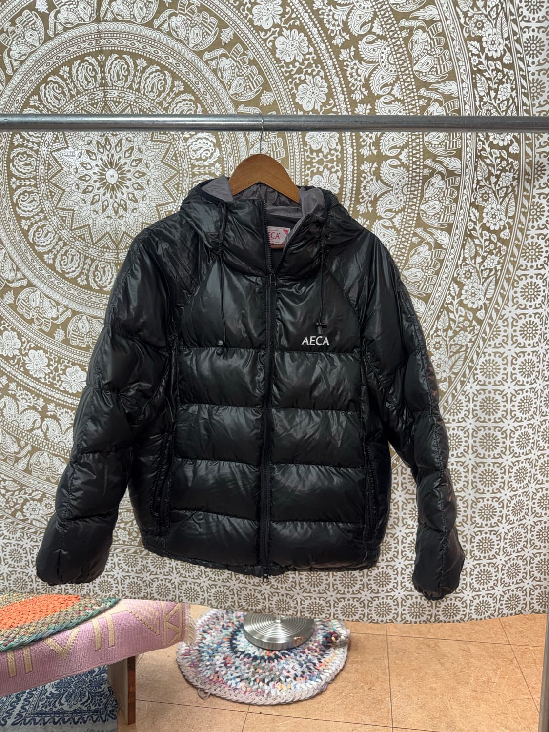 AECA 에이카화이트 후드 숏패딩  상품이미지2