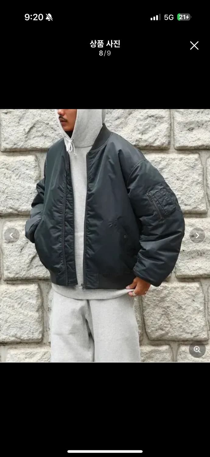 프릭스스토어 빅실루엣 MA-1 자켓 L 상품이미지2