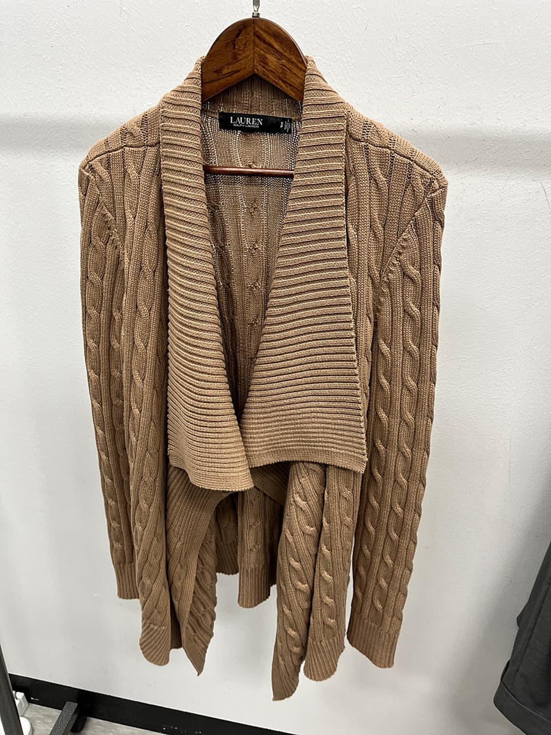 여) 랄프로렌 논버튼 케이블 가디건  상품이미지1