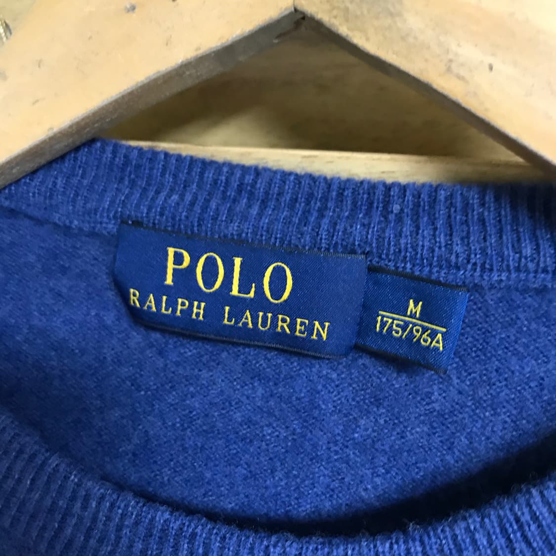 폴로 랄프로렌 파랑 라운드니트 상품이미지3