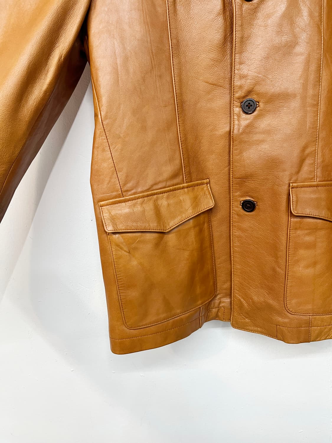 빈티지 웨스턴 레더 자켓 상품이미지7