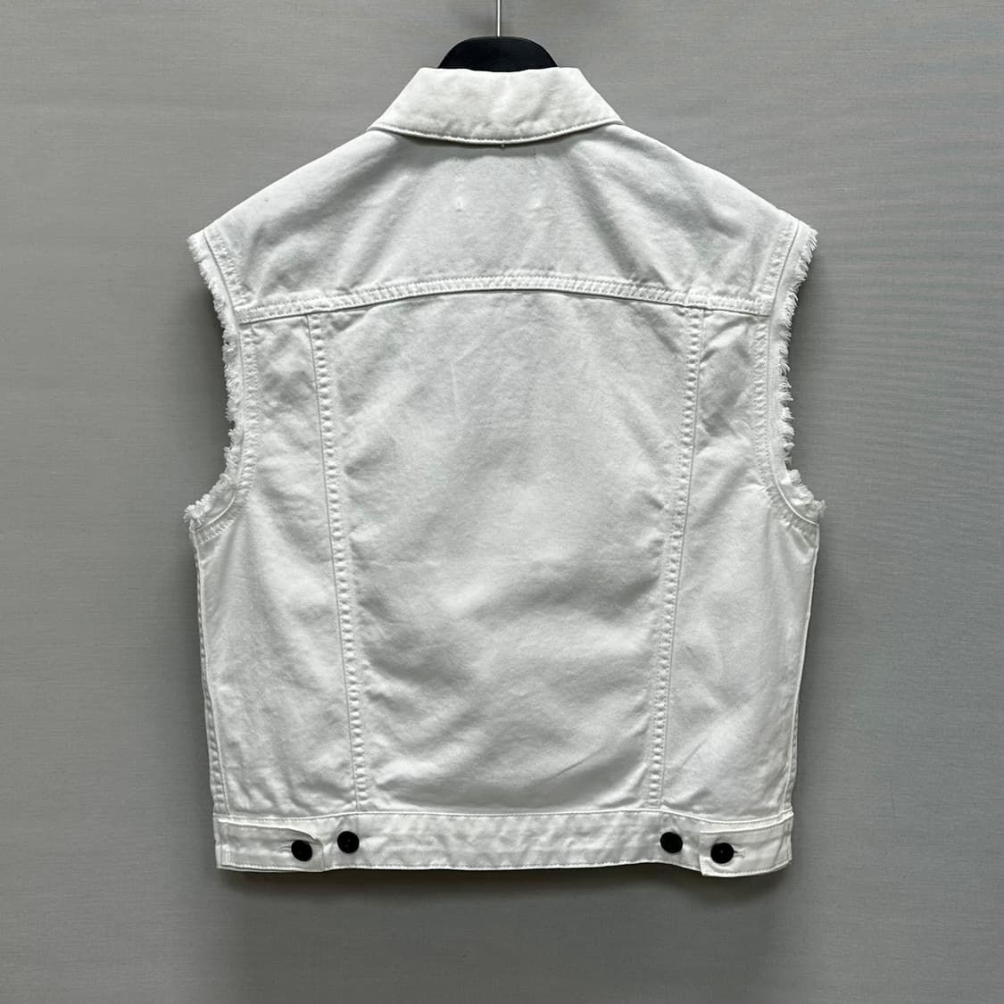 미우미우 로고 코튼 데님 조끼 ( 55 ) 상품이미지4