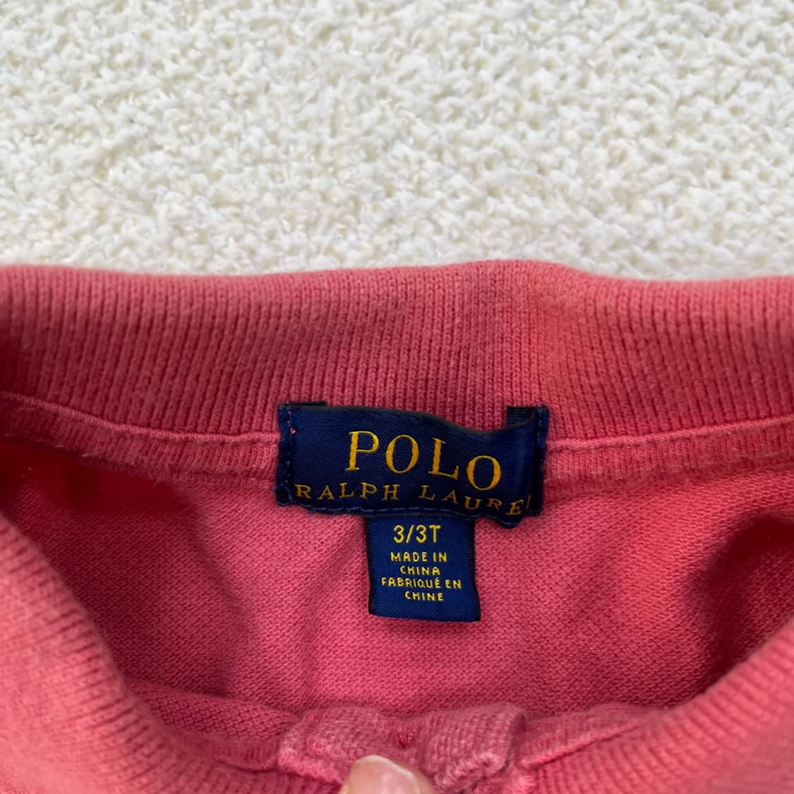 3T 폴로랄프로렌 키즈 카라 반팔티 0305M 상품이미지2