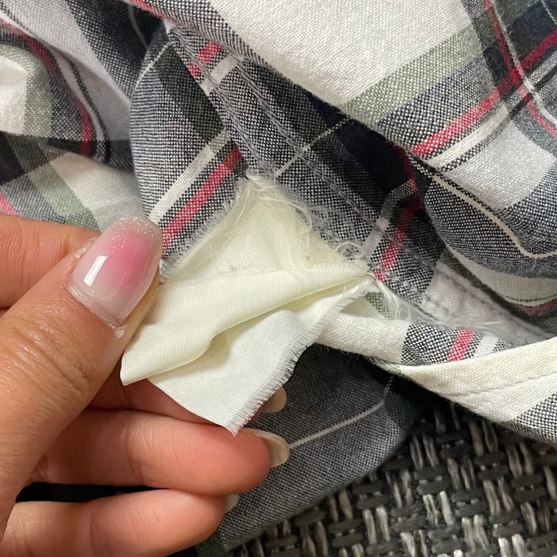 컬럼비아 원포켓 체크 반팔셔츠 S 상품이미지7