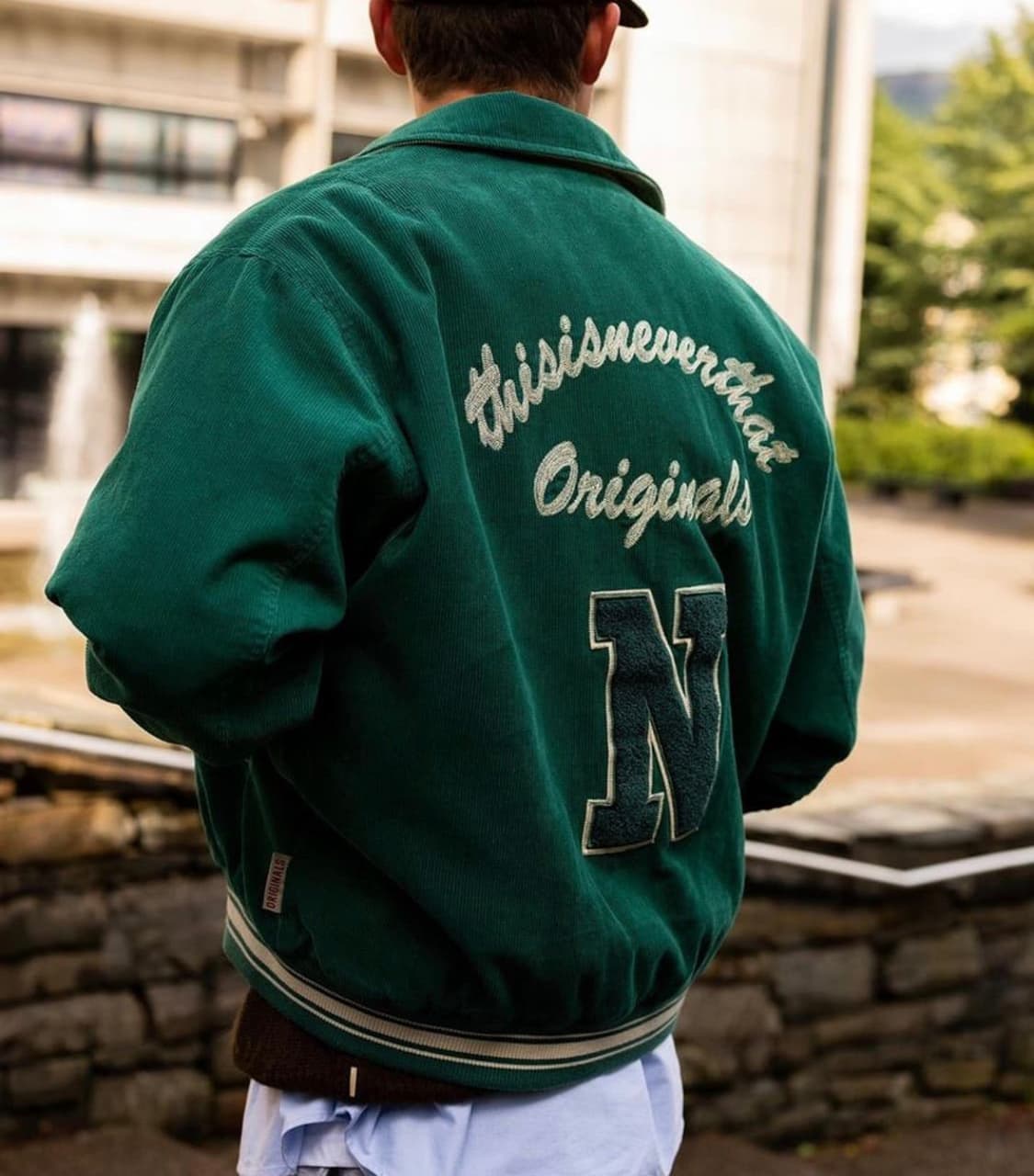 디스이즈네버댓 코듀로이 바시티 자켓 상품이미지3