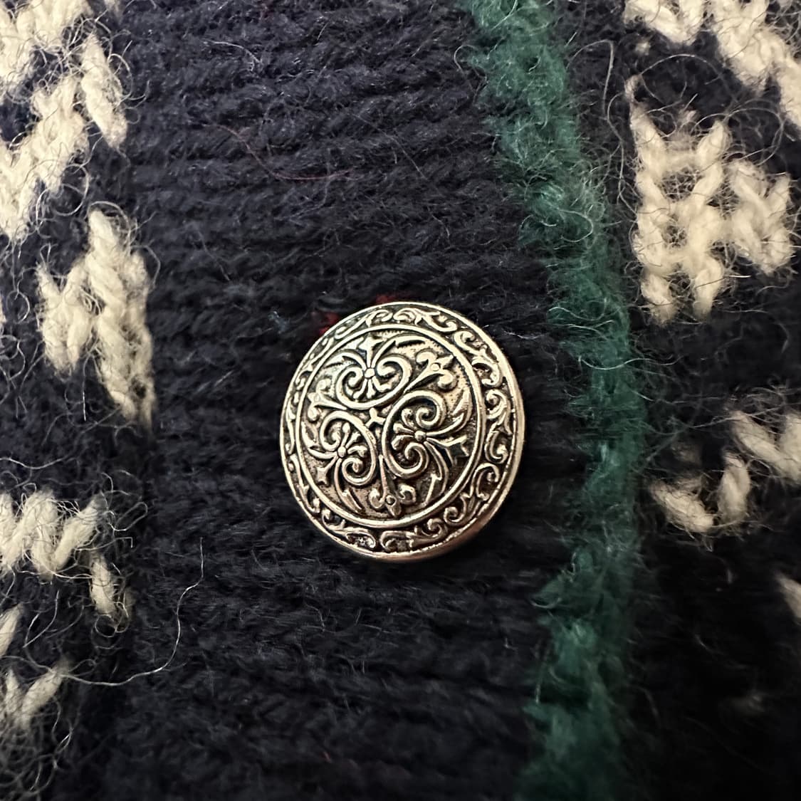 L. L. BEAN usa made nordic knit cardigan 상품이미지3