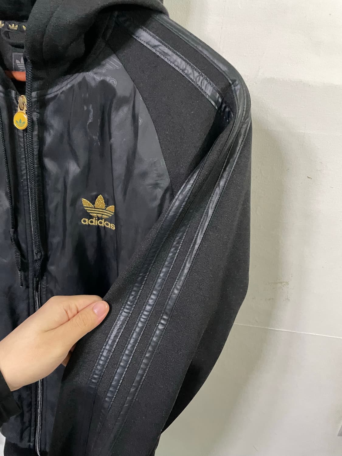 아디다스 파이어버드 트랙탑 져지 자켓 후드트랙탑 금장 M 상품이미지4