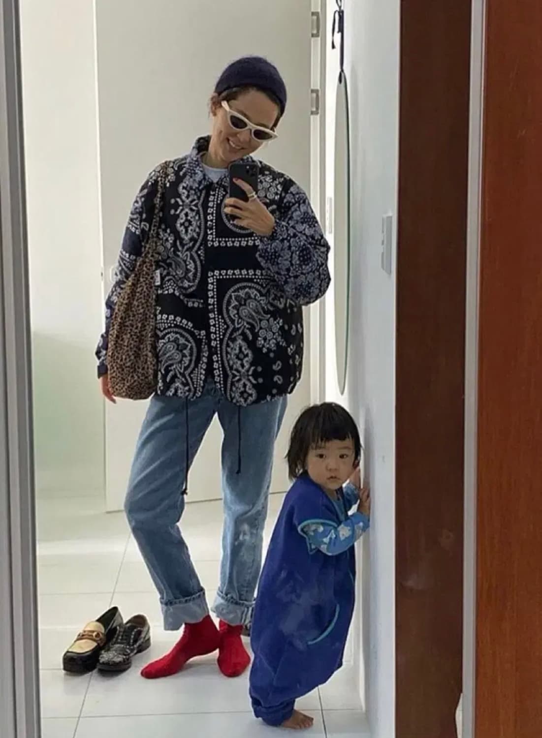 투머치토커 페이즐리 김나영 퀄팅 자켓 상품이미지1