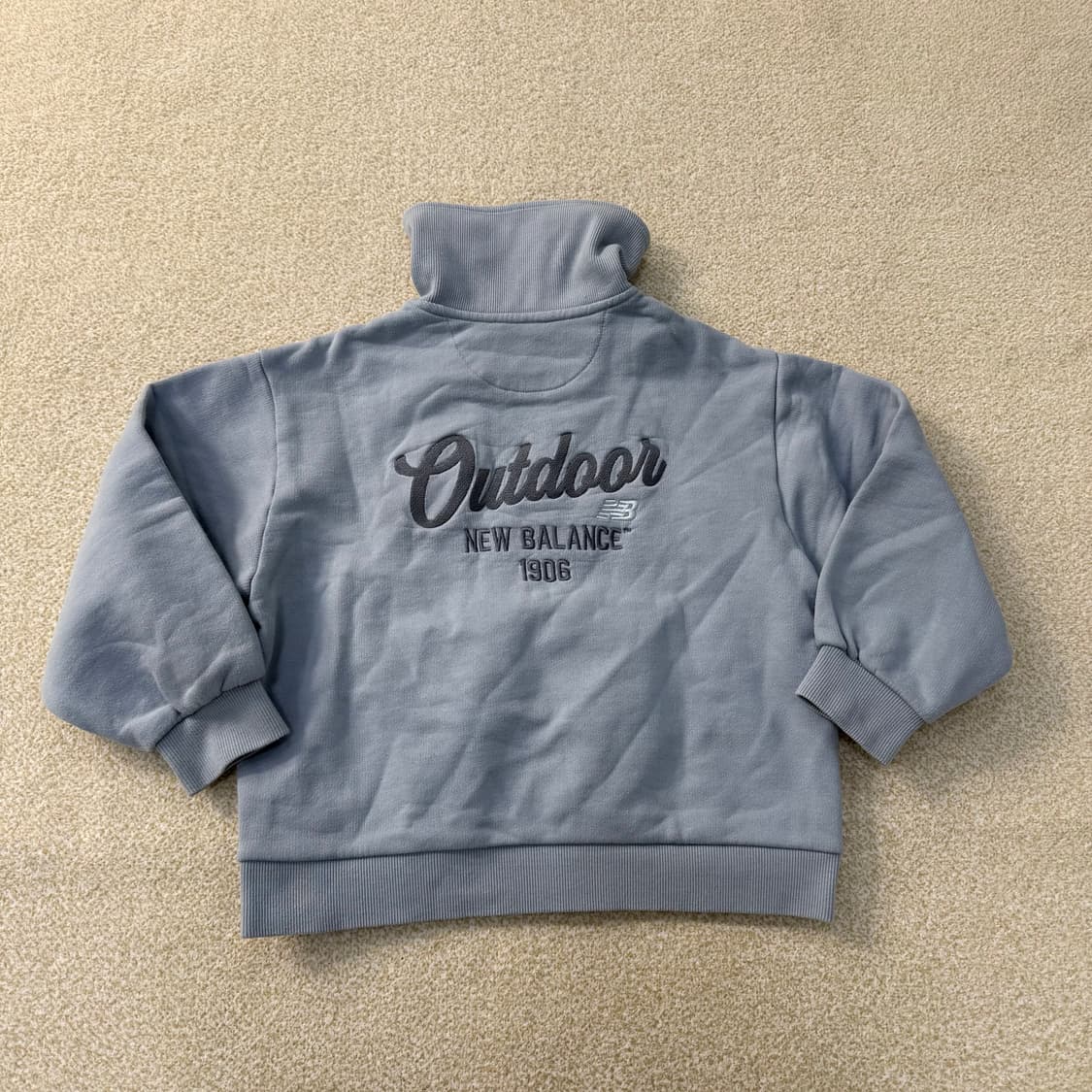 140 뉴발란스 키즈 하프집업 맨투맨 0202T1 상품이미지2