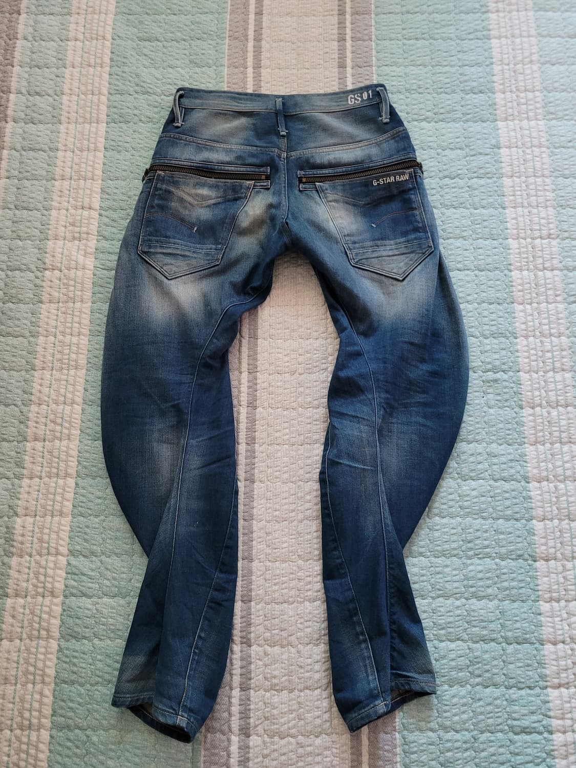 지스타로우 Gstarraw. 뉴릴리3D루즈테이퍼드연청워싱진 29사이즈. 상품이미지7
