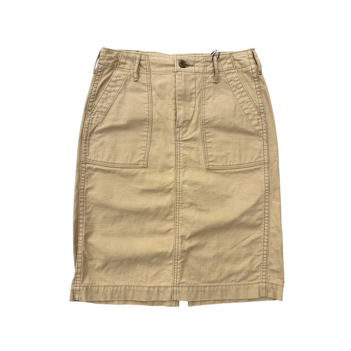 ORSLOW 오어슬로우 퍼티그 미디 스커트 베이지 상품이미지1