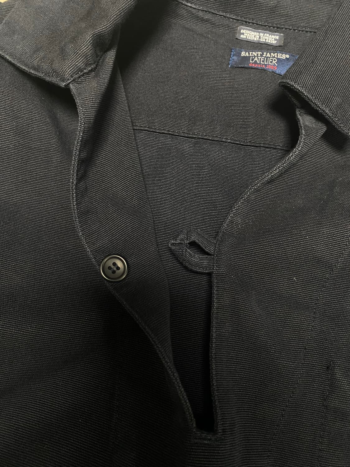 세인트제임스 NEMO 네이비 마린 코튼 긴팔 상품이미지3