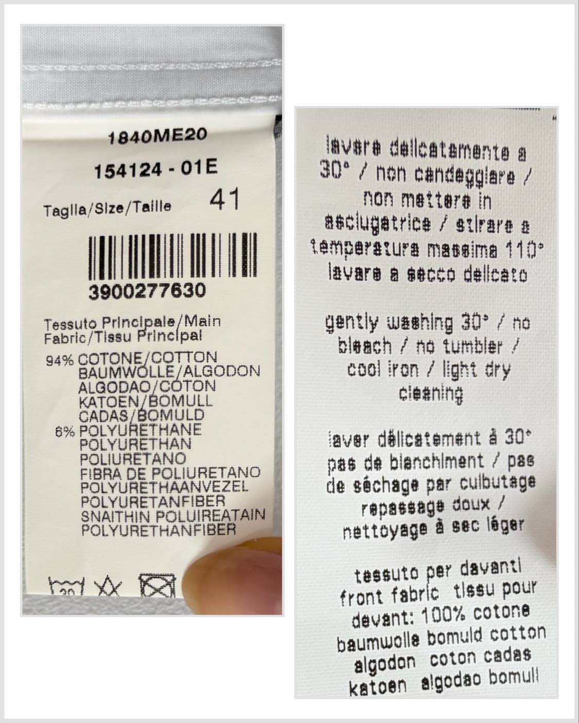 MSGM 프린트 패널 셔츠 상품이미지6